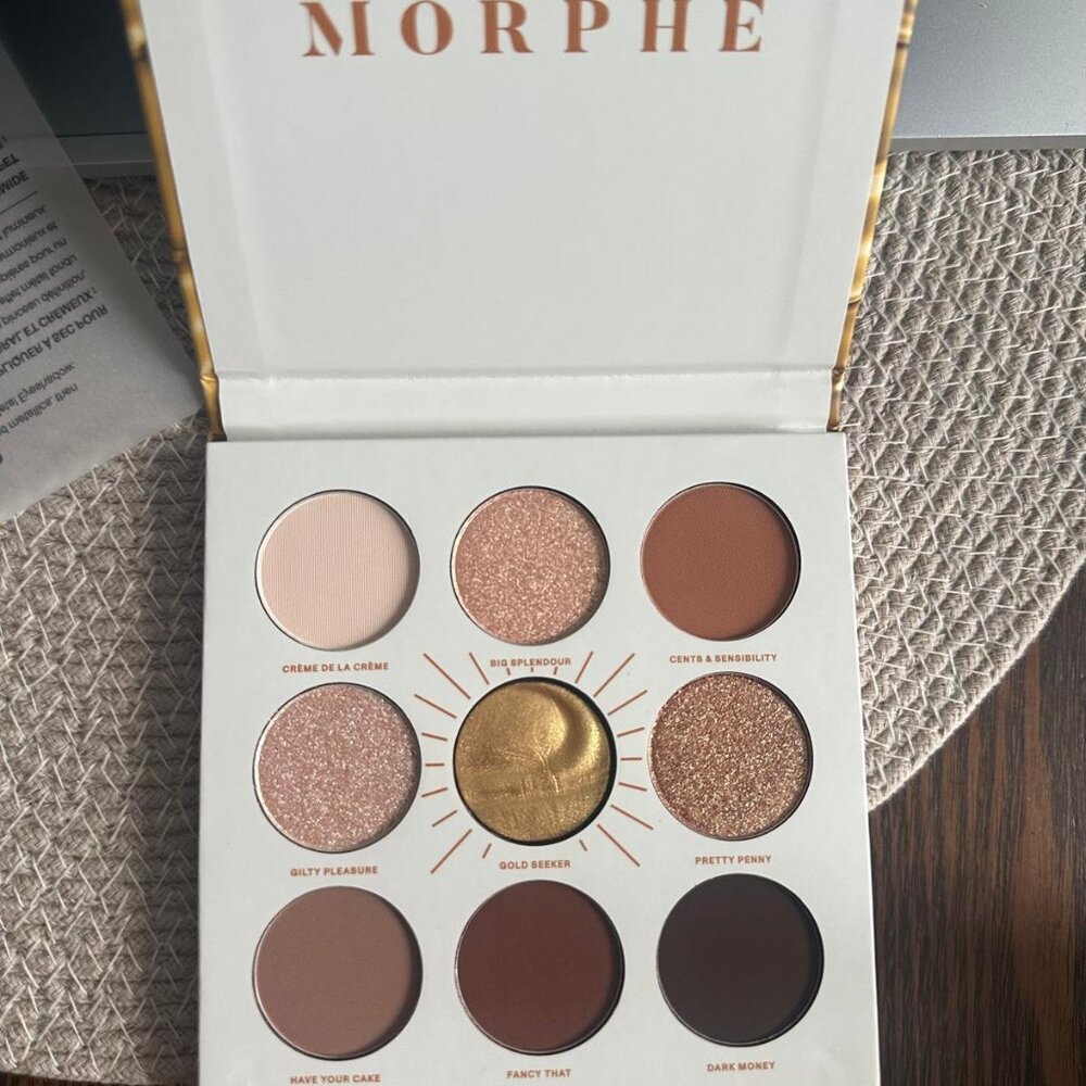 MORPHE 9-Pan Eyeshadow Palette | Gold Seeker